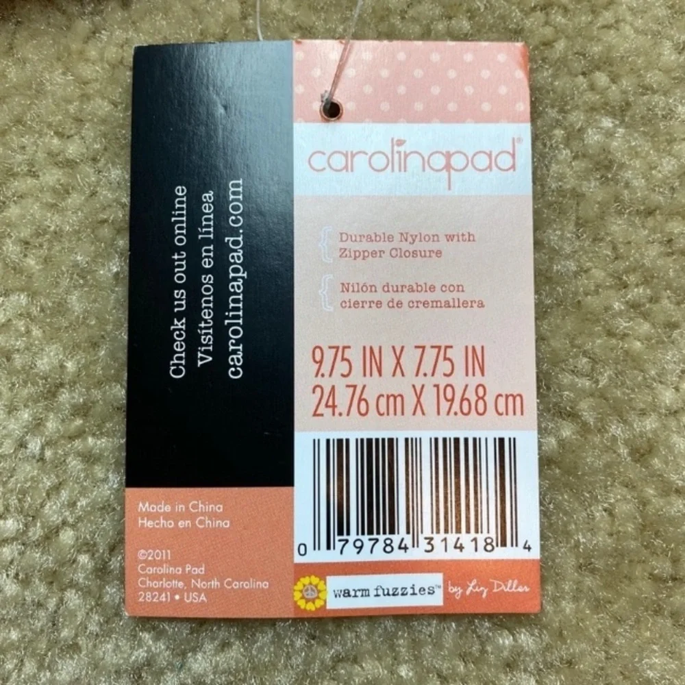 3 Ring 3 Zipper Pencil Pouch NWT